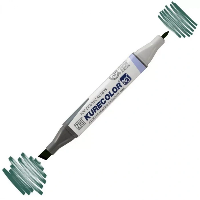 Zig Kurecolor Kc3000 Twin S Marker 539 Marine Green