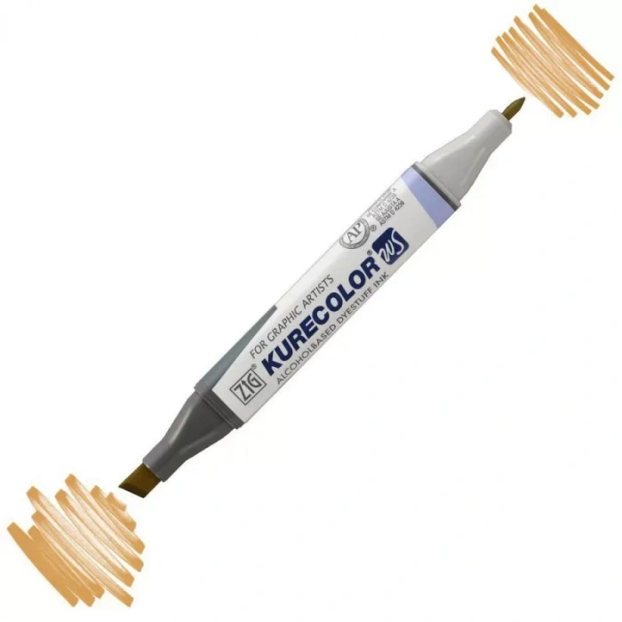 Zig Kurecolor Kc3000 Twin S Marker 736 Mustard