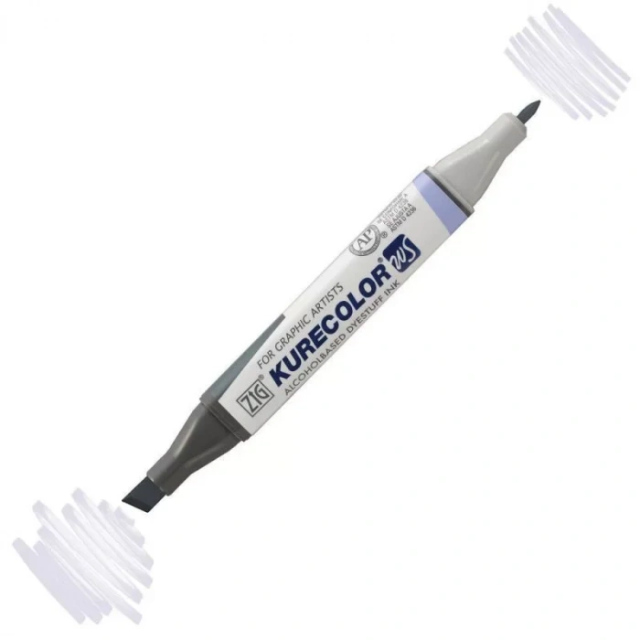 Zig Kurecolor Kc3000 Twin S Marker 821 Pale Grey