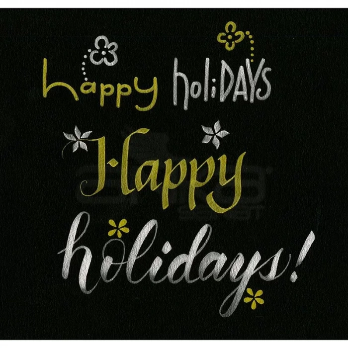 Zig Metalik Yazı Seti Gold-silver 3lü