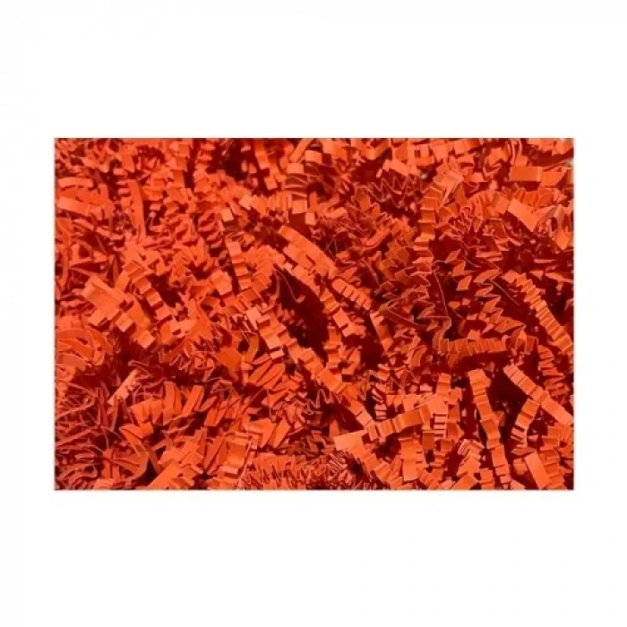 Zikzak Kırpık Kağıt Dolgu Malzemesi -Turuncu - 1Kg.