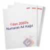 1 Den 2000 E Numaralı A4 Fotokopi Kağıdı