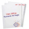 1 den 350 ye Numaralı A4 Fotokopi Kağıdı