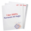 1 Den 5500 E Numaralı A4 Fotokopi Kağıdı