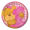 1 Yaşındayım Pembe Ayıcık Pasta Tabağı
