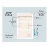 1000li Sarım Pvc Şeffaf Etiket 40 x 80