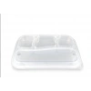 4 Bölmeli Kapaklı Kebap Kabı ( 75 Adet )