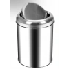 5 Lt Pratik Kapaklı Çöp Kovası Paslanmaz ( 1 Adet )