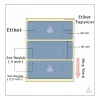 5000li Sarım 5li Silver Mat Barkod Etiketi 40 X 20