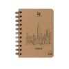 Alex Schoeller Defter Spiralli Kraft Sert Kapak 70 gr A6 80 Yaprak Çizgili