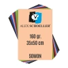 Alex Schoeller Fon Kartonu 160gr 35x50cm 05 Somon