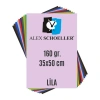 Alex Schoeller Fon Kartonu 160gr 35x50cm 06 Lila