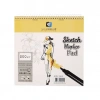 Alex Schoeller Sketch Marker Pad Eskiz Defteri 200gr 20x20cm 40yp Spiralli