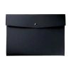 Art Elegant Suni Deri Zarf Dosya A4 Siyah