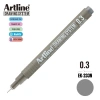 Artline Drawing System Teknik Çizim Kalemi 0.3 Gri