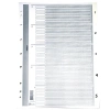 Bafix Seperatör 1-5 Rakamlı Karton A4