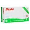 Beybi Lateks Muayene Eldiveni Pudralı ( L ) 100 Adet