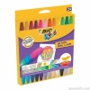 BİC KİDS 24 Renk Altıgen Yağlı Pastel Boya (926447)