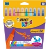 Bic Kids Visaquarelle Fırça Uçlu Keçeli Boya Kalemi 10 Renk
