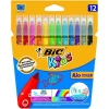 Bic Ultra Yıkanabilir 12 Renk Keçeli Boya Kalemi