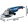 Bosch Büyük Taşlama Makinesi Gws 24-230 P (230 Mm) - 06018c3101