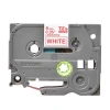 BROTHER 9TZE222 P-TOUCH ETİKET MAKİNESİ ŞERİDİ 9mm BEYAZ-KIRMIZI