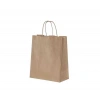Burgu Saplı Kraft Kağıt Çanta 26x14x29 cm - 25 Adet