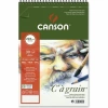 Canson C à grain Spiralli Çizim Blok A4+ 224gr 30yp