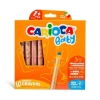 Carioca 42818 Baby Jumbo 3in1 Ahşap Kuru Boya 10 Renk