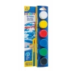 Carioca Tempera Yıkanabilir Poster Boya 25 ml. x 6 Renk Fırçalı Set