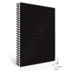 ÇINAR NERO SPİRALLİ SERT KAPAK DEFTER 17x24 KARELİ 100 YAPRAK (55215)