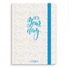 Çınar Uni-note Your Day Lastikli Spiralli Sert Kapak Defter 17x24 Kareli 120 Yaprak (55185)