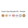 Copic Ciao Marker 5+2 Set People Doodle Kit