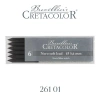 Cretacolor Portmin Kalem Ucu 5.6mm 6lı Nero Yağlı Kömür Soft 26101