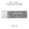Cretacolor Portmin Kalem Ucu 5.6mm 6lı White Pastel Medium Beyaz Tebeşir 26152