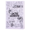 Deffter Music Of The Word Arctic Monkeys Çizgili Not Defteri 14x20 cm 64745-3