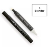 DEL REY TWIN MARKER 0 BLENDER ÇİFT UÇLU GRAFİK KALEMİ MN-DRYB000