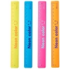 Deli 6206 Neon Color Silikon Cetvel 18cm