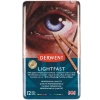 DERWENT LIGHTFAST 12 RENK BOYA KALEMİ TENEKE KUTU 2302719