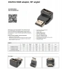 DİGİTUS AK-330502-000-S HDMİ L ADAPTÖR (ERKEK DİŞİ)