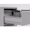 Dört Çekmeceli Metal Kartoteks Askılı Dosya Dolabı Gri