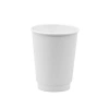 Double Wall Beyaz Karton Bardak 12 oz - 400 Adet