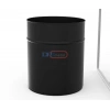 Drt Metal Drt 1001 Metal Konik Çöp Kovası Siyah