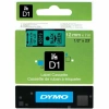 DYMO 45019 Yeşil/Siyah D1 Yedek Şerit (12 mm x 7 mt)