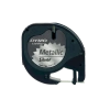 Dymo Letratag Şerit Metalik 12 MMx4 MT Gri 91208