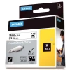 Dymo Rhinopro Isıyla Küçülen Şerit 19 MMx1,5 M Beyaz/Siyah 18057