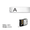 Dymo Xtl 1868806 Esnek Kablo Etiketi 12mm X 5,5m Beyaz - Siyah