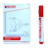 Edding 260 Whiteboard Marker Yazı Tahtası Kalemi 10lu Kutu Kırmızı
