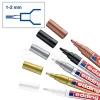 Edding 751 Gloss Paint Marker Metalik Renkler 1-2mm 5li Set