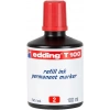 EDDİNG T100 KIRMIZI PERMANENT MÜREKKEP 100ML